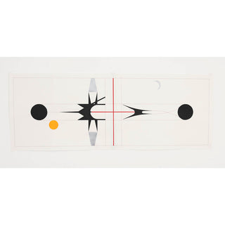 James Grose | Drawing | Oscar Neiemeyer makes an unscheduled visit to the International Space Station